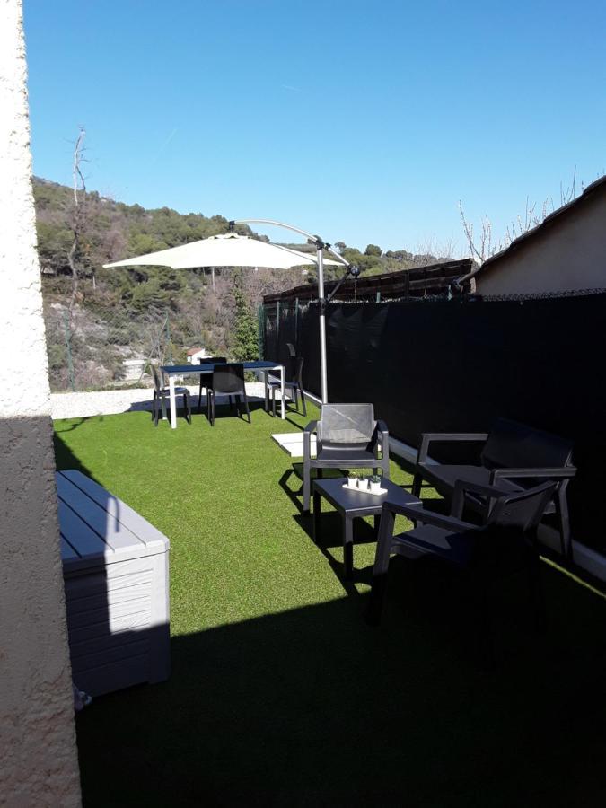 F1 Avec Un Espace Jardin Διαμέρισμα Gattières Εξωτερικό φωτογραφία